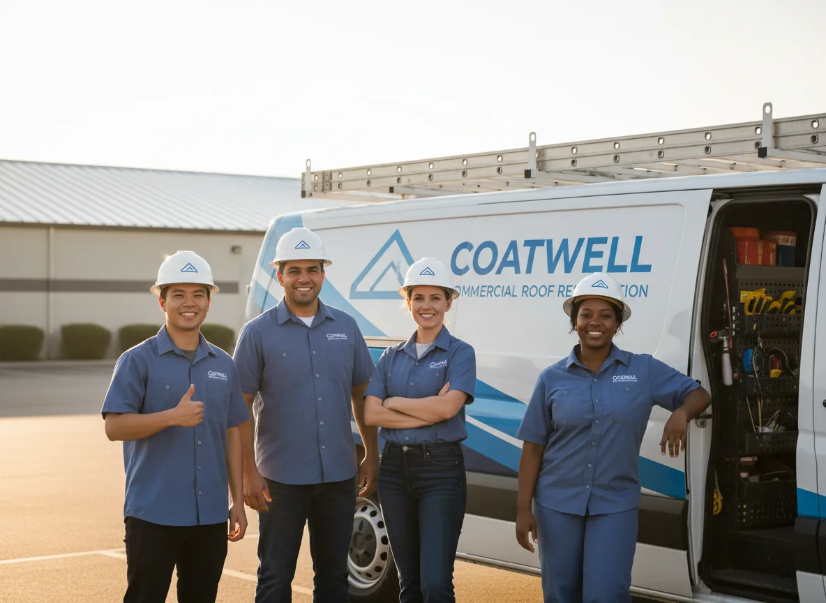 Commercial roof coating company in Gaines, MI